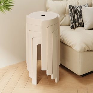 客厅高颜值凳子家用结实耐用塑料茶几小凳子矮凳结实耐用成人胶板