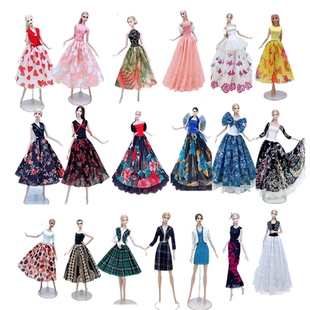 30厘米正版芭娃娃衣服套装超模ST婚纱礼服时装DIY换装配件FR比巴