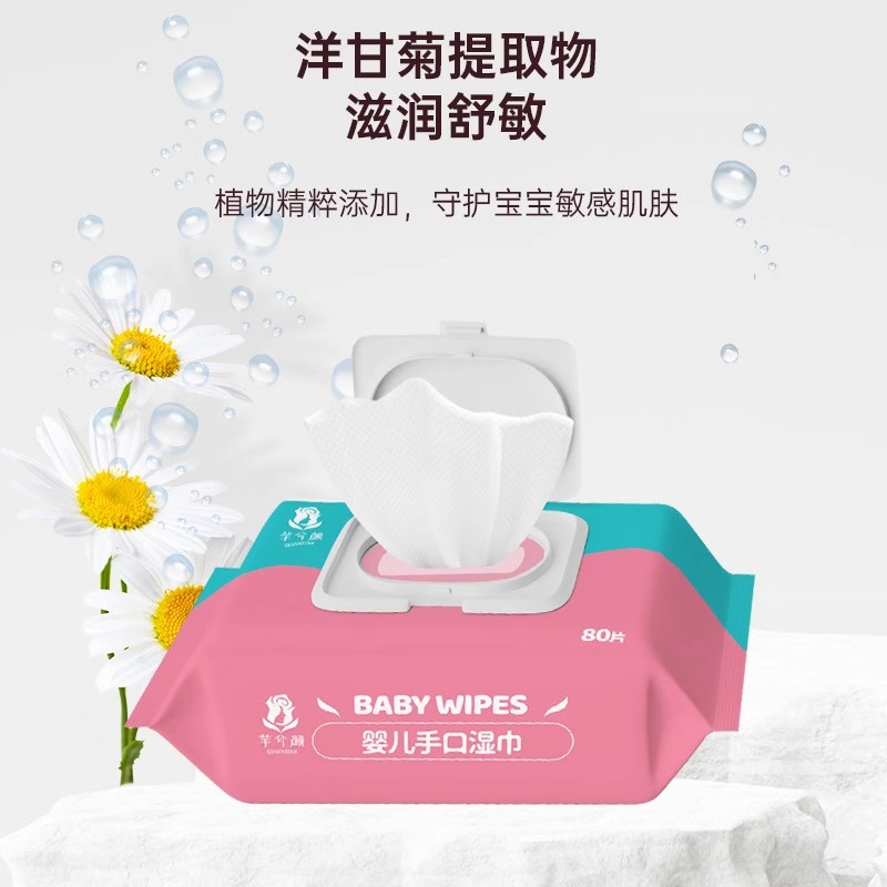 龙猫湿巾手口擦脸去油专用家用婴幼儿新生儿家用婴幼儿新生