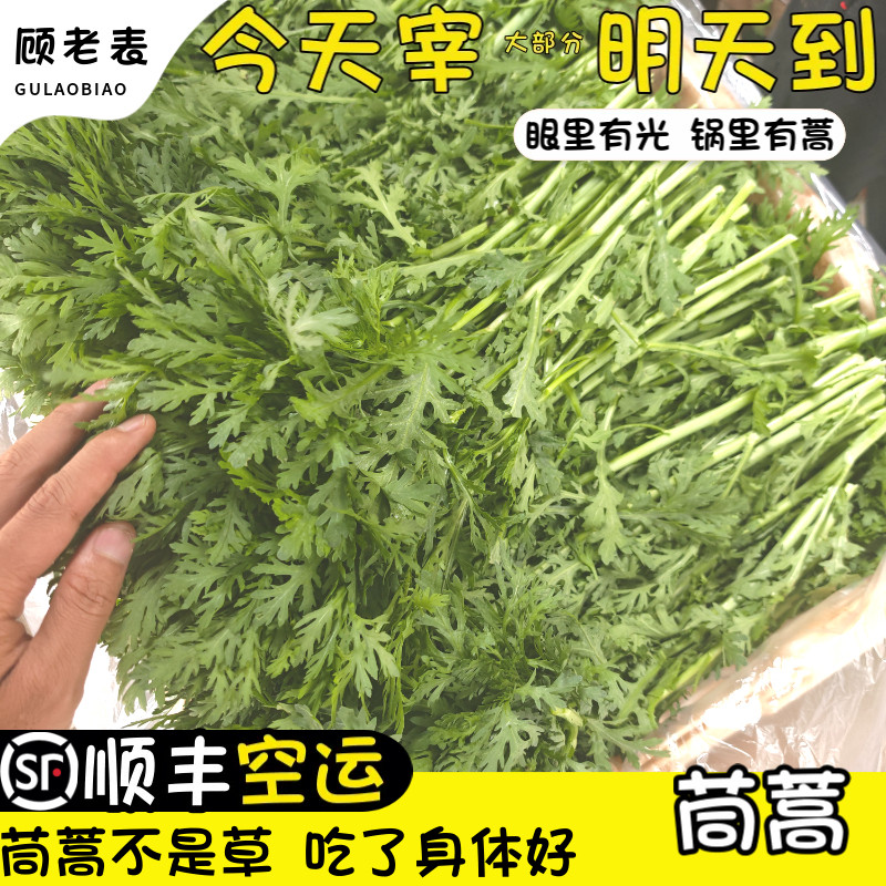 顺丰空运次日达茼蒿农家菜
