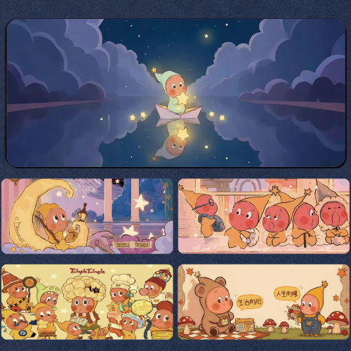 星星人鼠标垫电脑笔记本