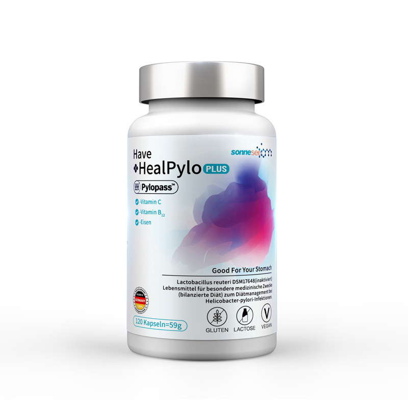 德国吾佑罗伊氏乳杆菌加强版Sonnesee幽门螺旋杆菌pylopass120粒