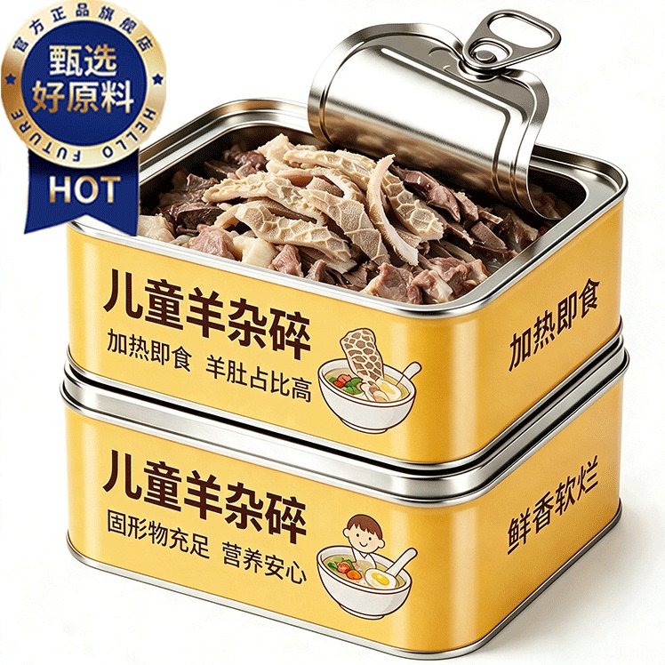 新鲜羊杂汤官方旗舰店正品内蒙草原羊杂碎速食无添加羊汤儿童熟食