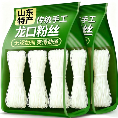 山东正宗龙口粉丝凉拌炒菜