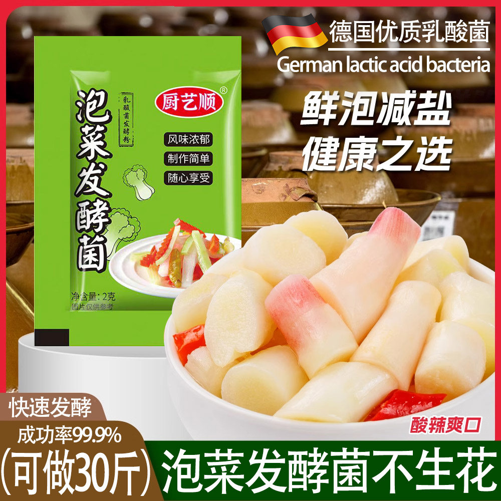 泡菜发酵菌正品不生花四川泡菜东北酸菜老坛母水益生粉官方旗舰店