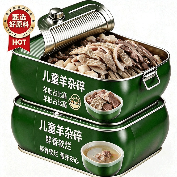 新鲜羊杂汤官方旗舰店正品内蒙草原羊杂碎速食无添加羊汤儿童熟食