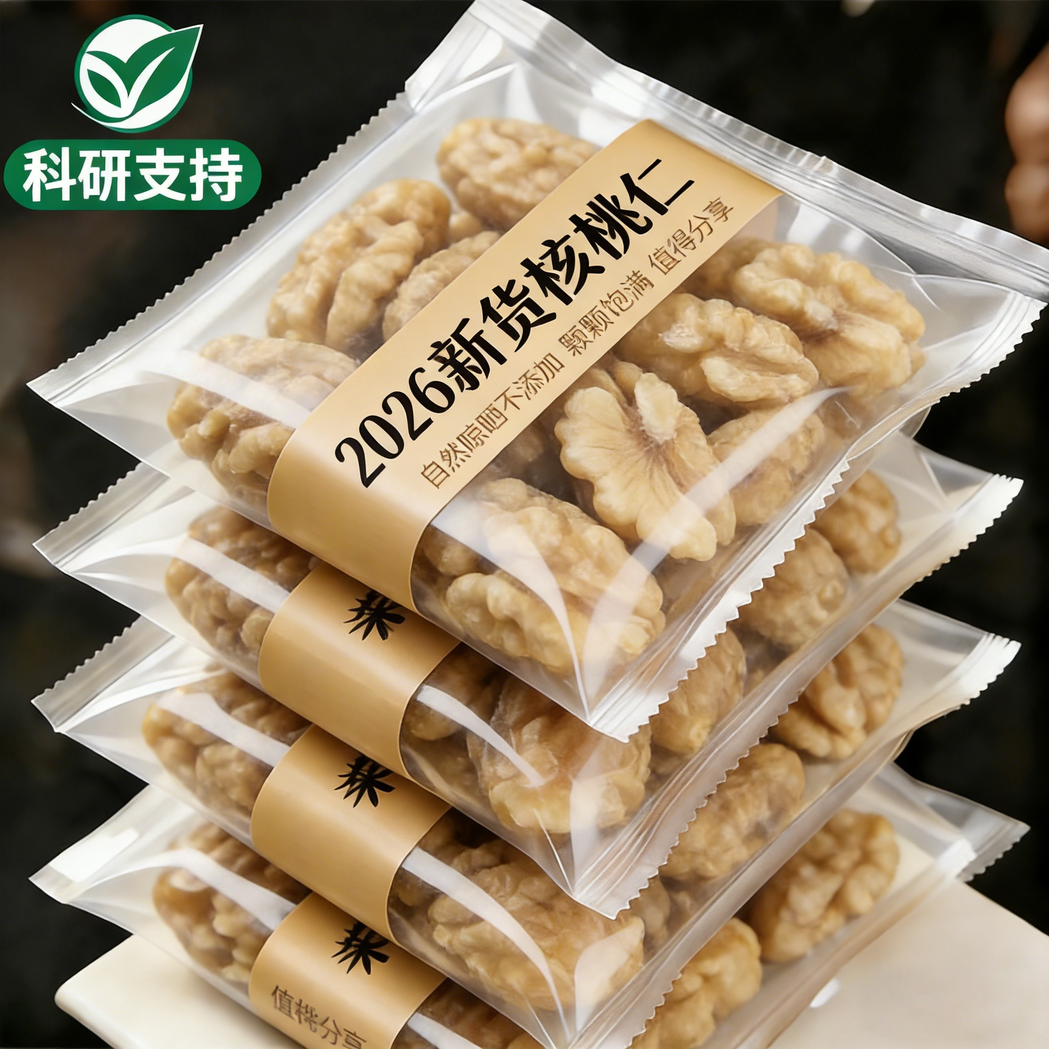 农科院核桃仁原味无添加官方旗舰店正品原味薄皮核桃仁2026新货