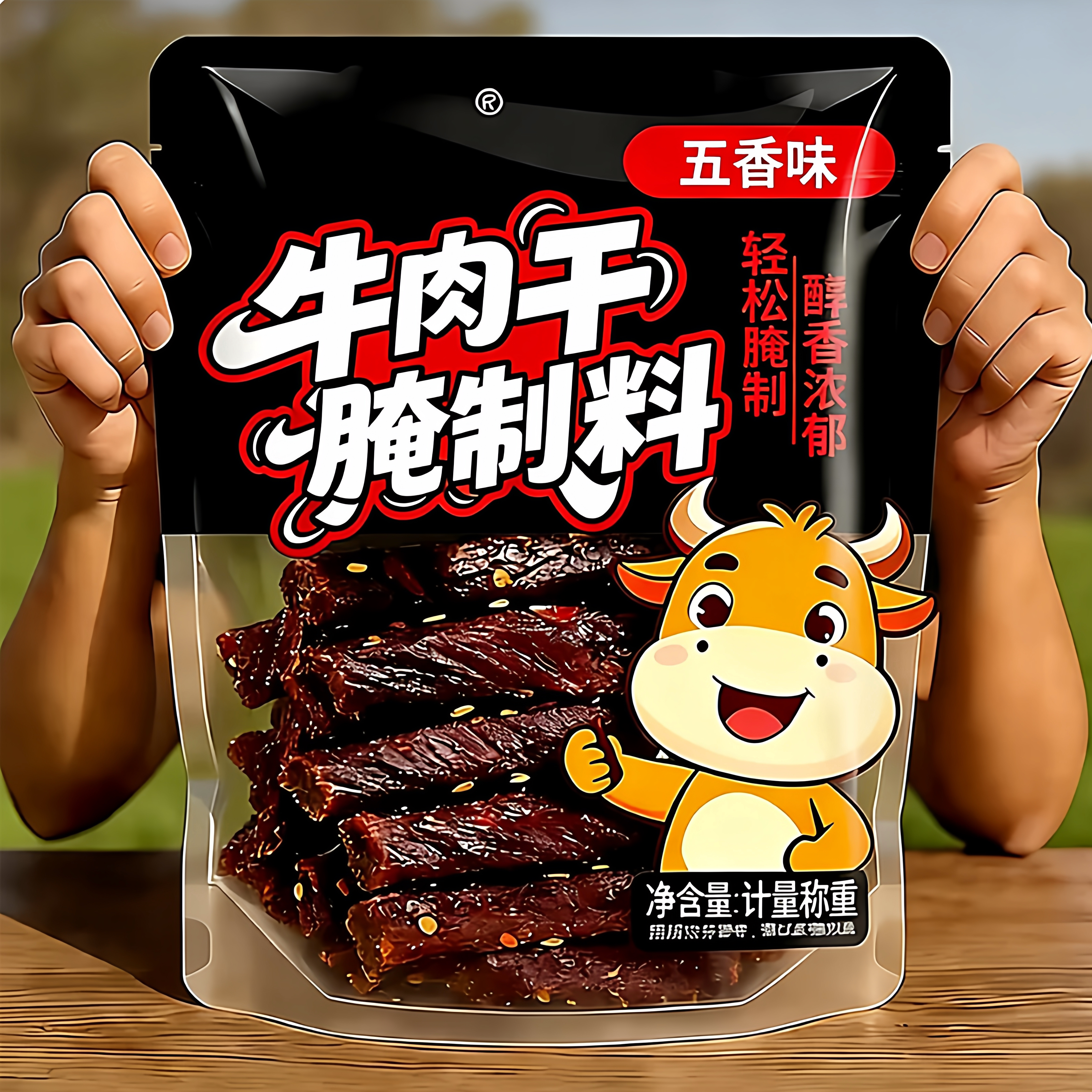 风干牛肉干腌料无添加自制牛肉干腌料麻辣味五香味猪肉干专用颜料