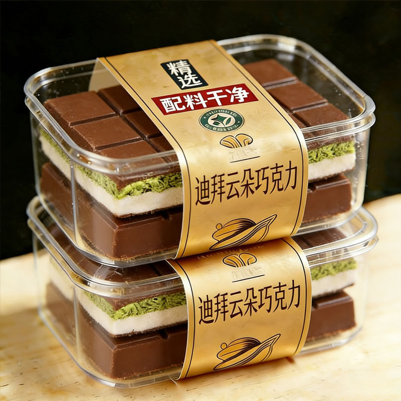 正版迪拜巧克力官方旗舰店原装进口迪拜棉花糖巧克力纯可可脂零食