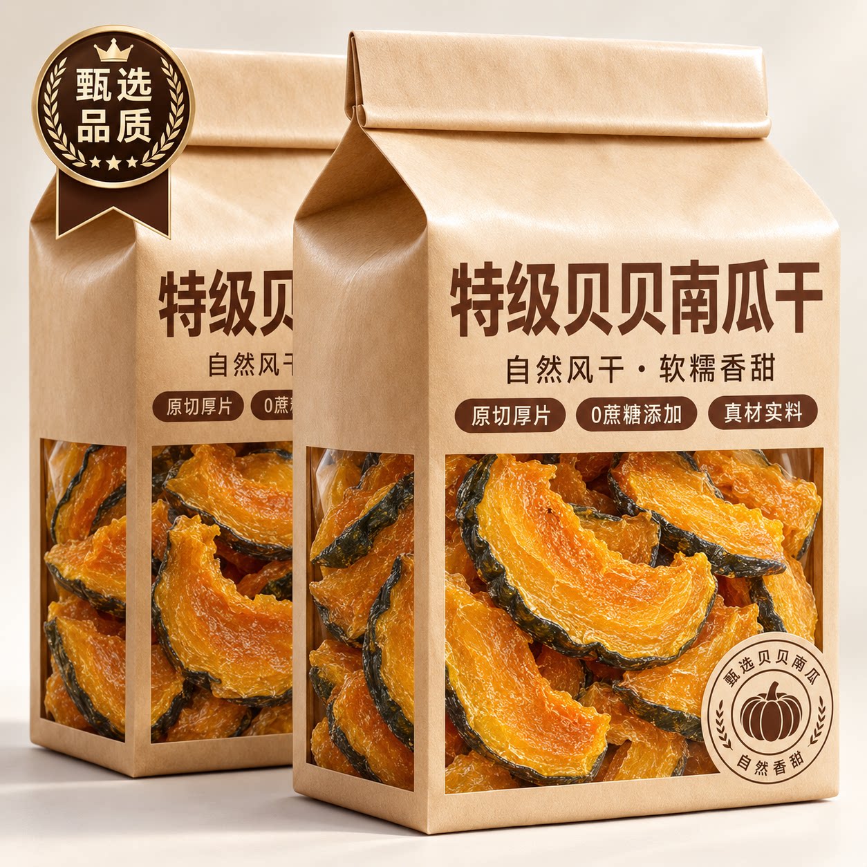 贝贝南瓜干农家自制官方旗舰店原味解馋代餐充饥蒸煮代餐轻食免煮