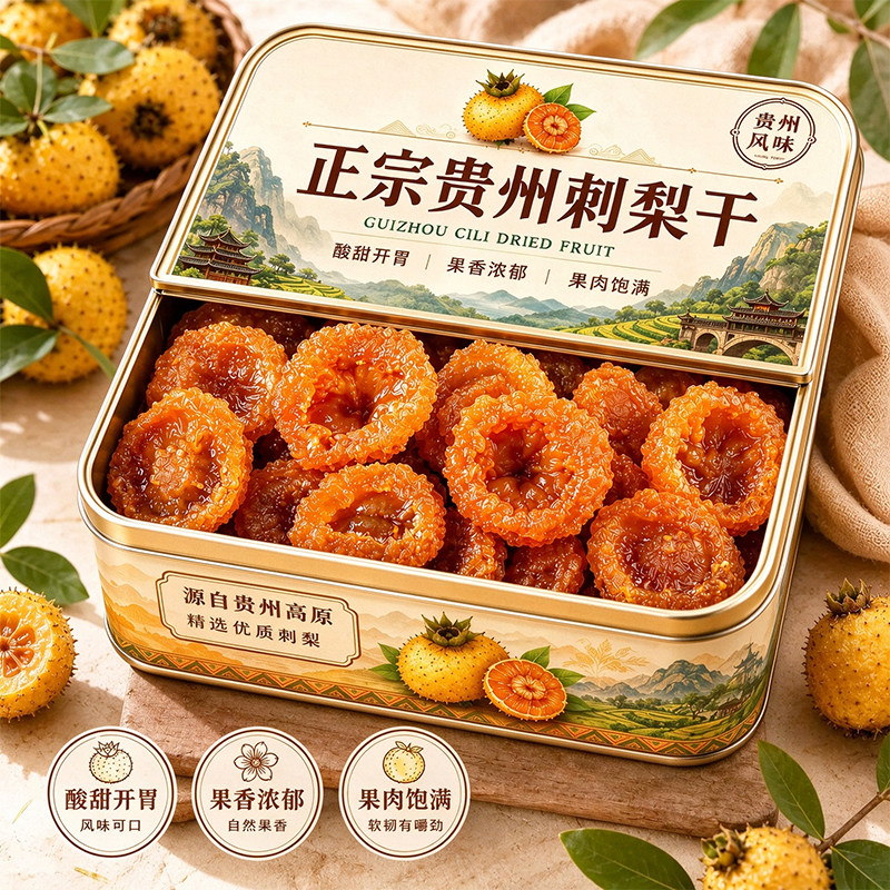 贵州特产特级刺梨干官方旗舰店正宗果脯蜜饯新货野生泡水孕妇可吃