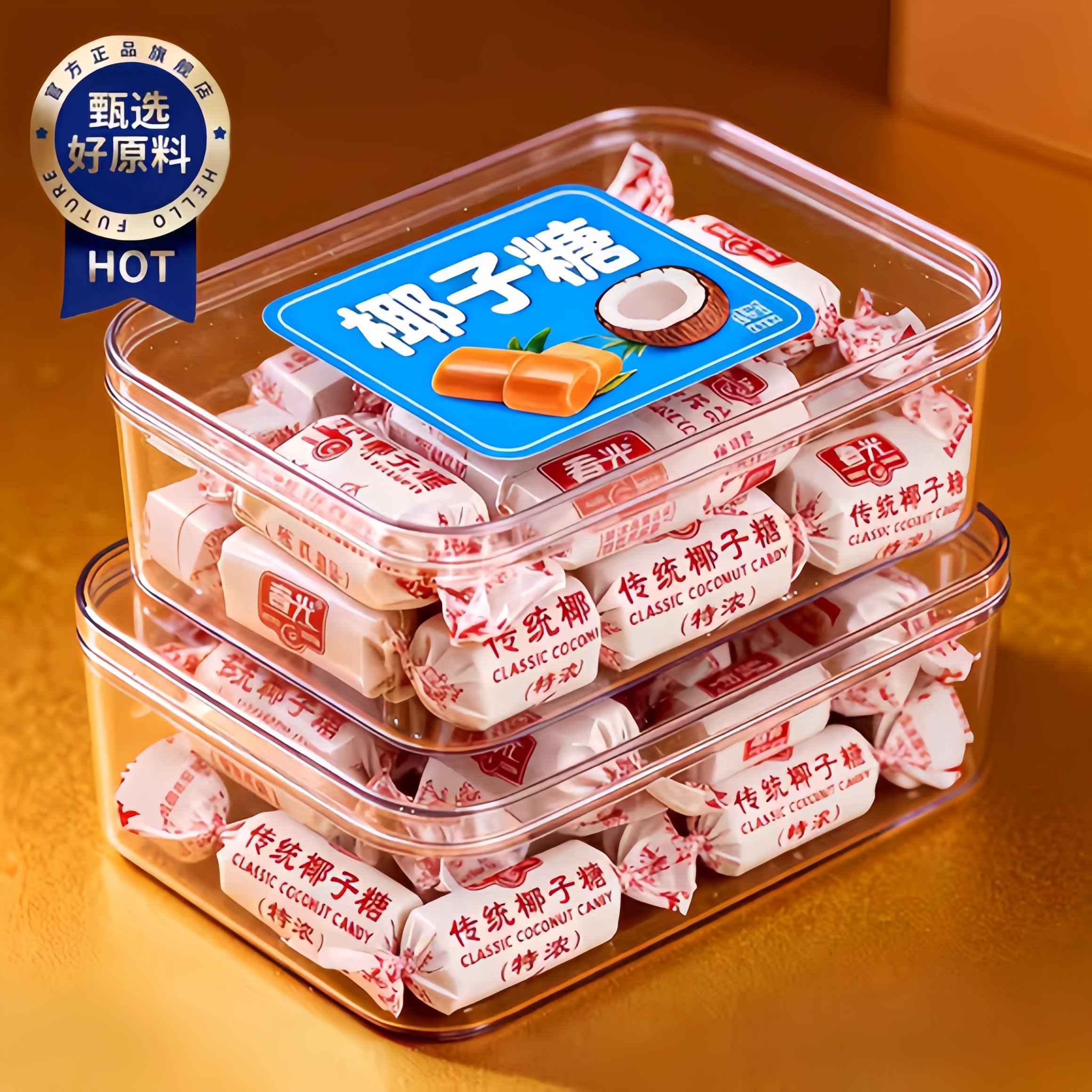 2026海南三亚特产春光椰子糖官方旗舰店传统年货零食糖果结婚喜糖,零食/坚果/特产,喜糖,淘宝优惠券,粉丝福利购,淘宝优惠卷