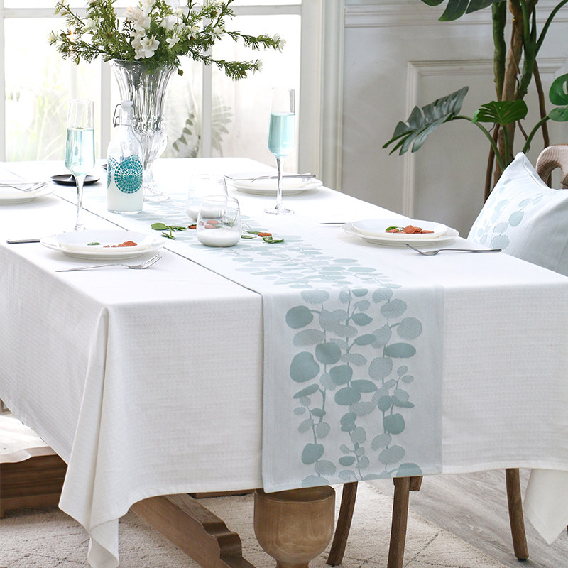 现代简约克洛伊桌旗北欧轻奢高端提花长条餐桌茶几电视柜装饰旗布,居家布艺,桌旗,淘宝优惠券,粉丝福利购,淘宝优惠卷