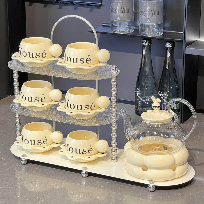 网红水果花茶壶加热英式下午茶茶具茶杯套装闺蜜结婚新婚礼物,餐饮具,花草茶具,淘宝优惠券,粉丝福利购,淘宝优惠卷