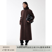 vol.10 斜纹颗粒羊毛羊驼毛 经典 PLANITES 双排扣袢西装 大衣