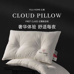 亿鹭静谧入眠系列-头等舱航空枕 深睡慢回弹护颈柔软舒适枕芯枕头