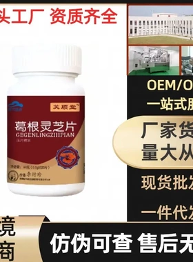 李时珍同款葛根灵芝片源头工厂咀嚼片量大价优压片糖果可