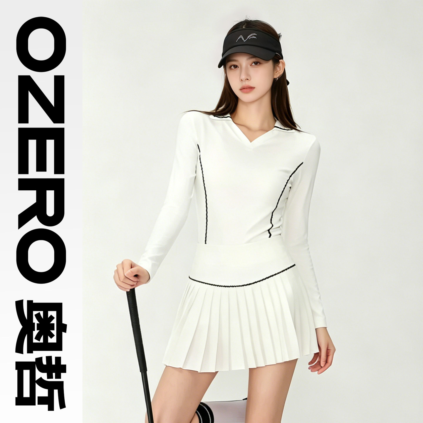 OZERO奥哲高尔夫衣服女套装修身
