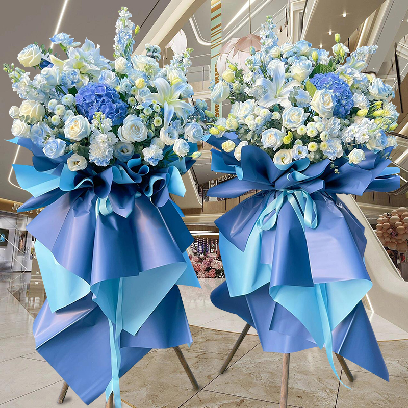 开业花篮开张三脚架鲜花速递同城北京上海杭州广州乔迁花店配送花