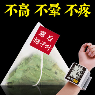 新货霜后柿子叶子降压茶降血压降血脂柿子叶粉降血糖的功效正品新鲜柿子叶干中药泡茶包泡水喝三高茶