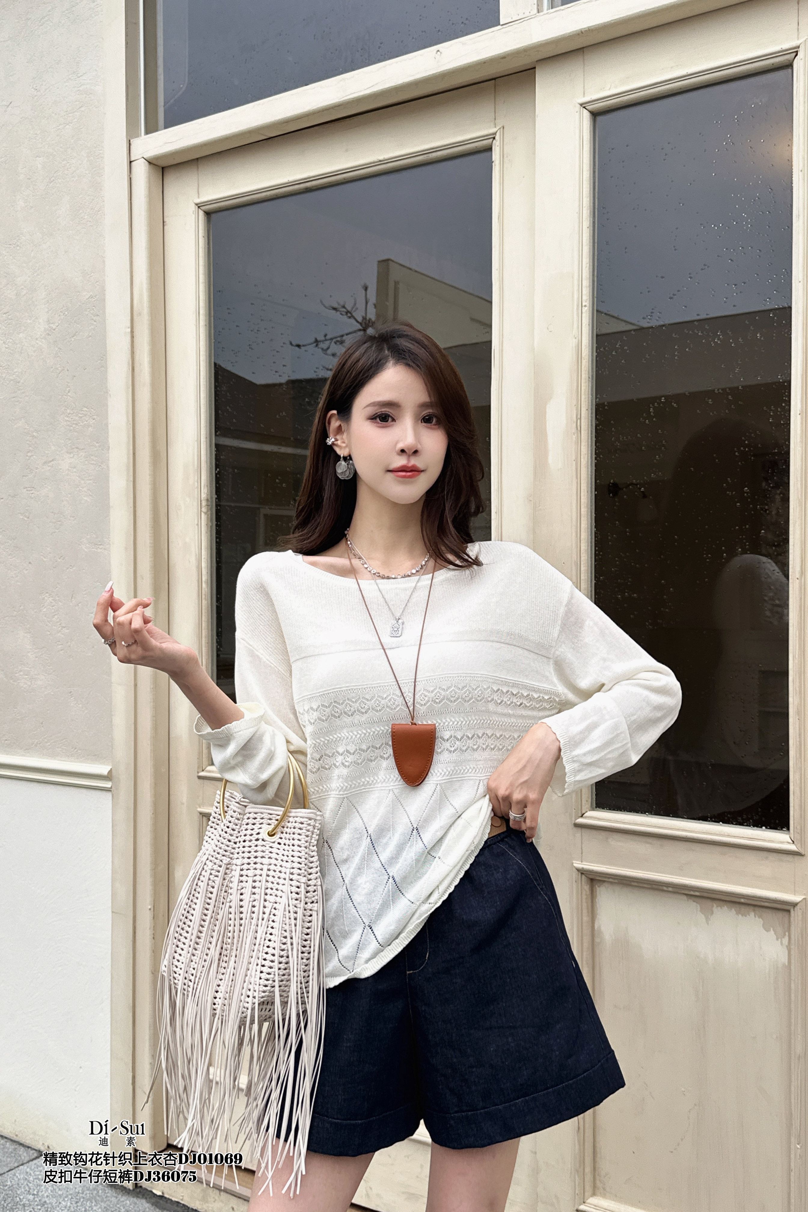 草莓精选 DS设计师品牌 牛仔短裤DJ36075