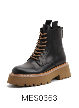 MELODIE/麦露迪2023专柜新款休闲复古厚底英伦风精品女鞋-MES0363