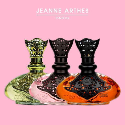 试香30ml！法国Jeanne Arthes珍妮阿德香水小样纯粹玫瑰香草丝绸