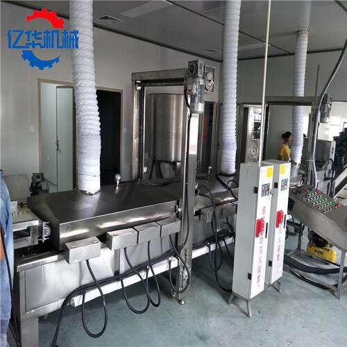 小麻花油炸机 狮子DVZ头续式油炸设丸 自动控温连炸子备机器