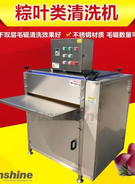 大型 芭洗粽LUH叶机器荷叶蕉叶清洗机 洗竹叶绿苇叶机粽叶洗清机