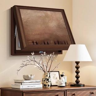 小众艺术高品质电表箱装饰画中古风配电箱电源总开关免打孔遮挡画