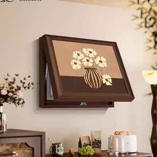 法式花卉家用电表箱装饰画中古风配电箱电闸盒电源总开关遮挡挂画