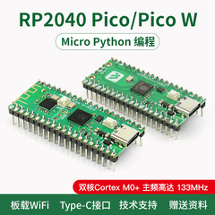 RP2040 Pico开发板 树莓派 RP2040 双核芯片 Mciro Python编程