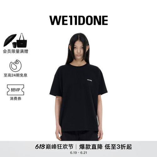 天猫棉质迷你LOGOT恤WE11DONE