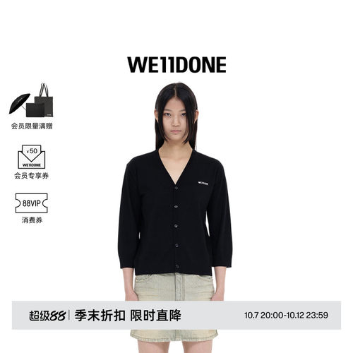 女士针织开衫WE11DONE