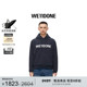 LOGO印花修身 WE11DONE中性男女同款 经典 连帽卫衣
