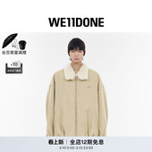 仿羊羔绒哈灵顿夹克巴恩风 WE11DONE男女同款 明星同款