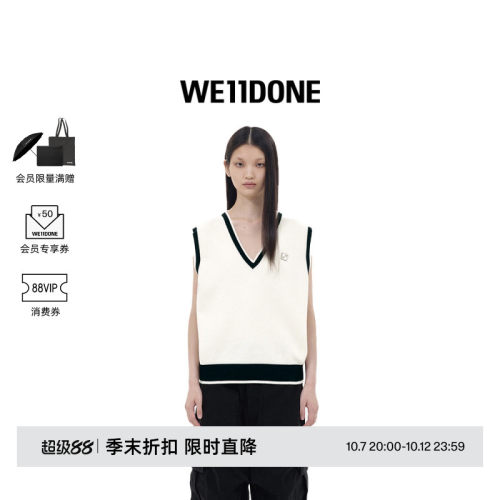 中性WE11DONEV领针织背心