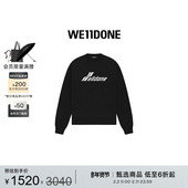 WE11DONE中性男女同款 标志针织毛衣休闲简约