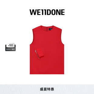 缎面上衣 WE11DONE女士无袖