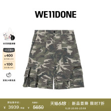 短裤 24早春新品 迷彩图案工装 WE11DONE男士