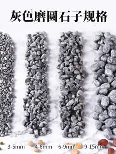 促销灰色石子铺地专用水洗石外墙水刷石枯山水造景米粒砾石水磨石
