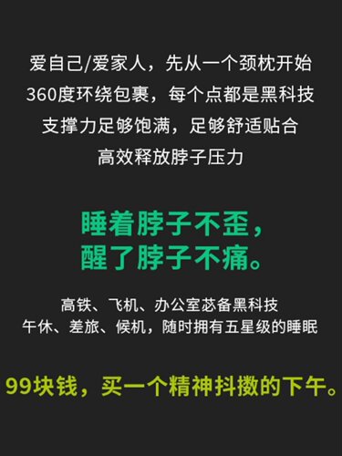 新品午睡枕巴斯夫记忆棉型枕护颈枕便携旅行护脖子颈椎靠枕飞机颈