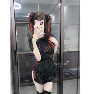 MIAO:中华小厨娘日系软妹Lolita女仆装围裙COS服新中式旗袍洋装