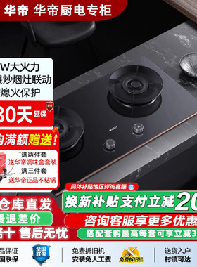 Vatti/华帝 8E21燃气灶大火力一键瞬时爆炒炬焰炉灶天然液化家用