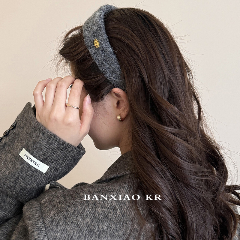 秋冬金标宽边发箍女2025新款