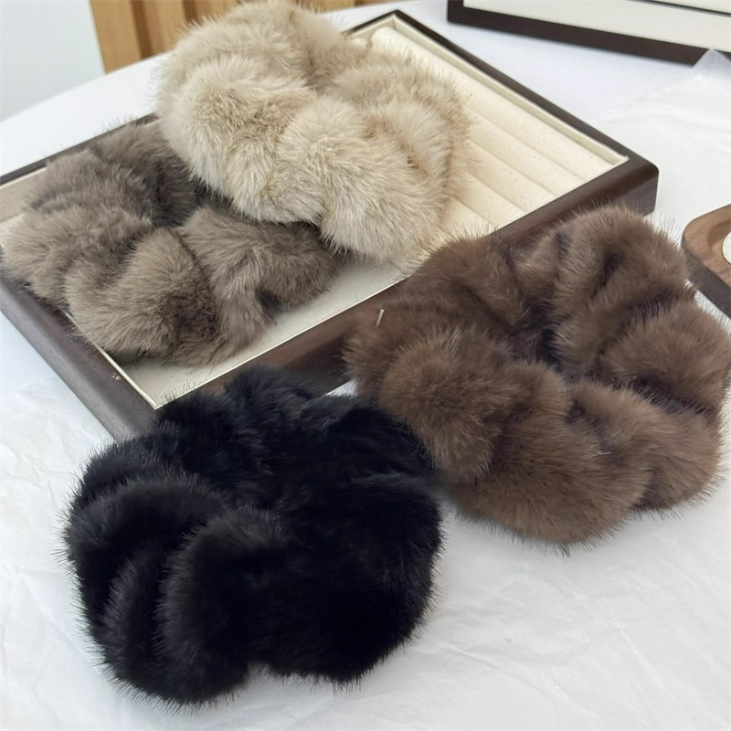 仿水貂毛毛绒大肠发圈丸子头发绳女扎头橡皮筋高弹力头绳耐用皮套,饰品/流行首饰/时尚饰品新,发饰,淘宝优惠券,粉丝福利购,淘宝优惠卷