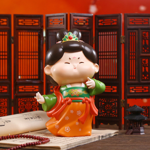 森之物唐仕女家居古风摆件唐小糖大号摆件洛阳西安可爱文创礼物