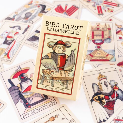 鹦鹉小鸟马赛塔罗牌 bird tarot 送3张赠送卡