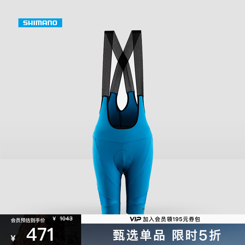 SHIMANO禧玛诺官方旗舰店 女款PIUMA公路竞技背带短裤子骑行服