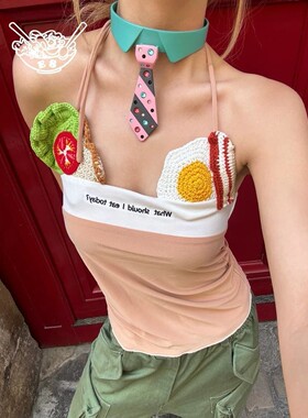 25年上新 亮钻领带项圈项链 小众项链